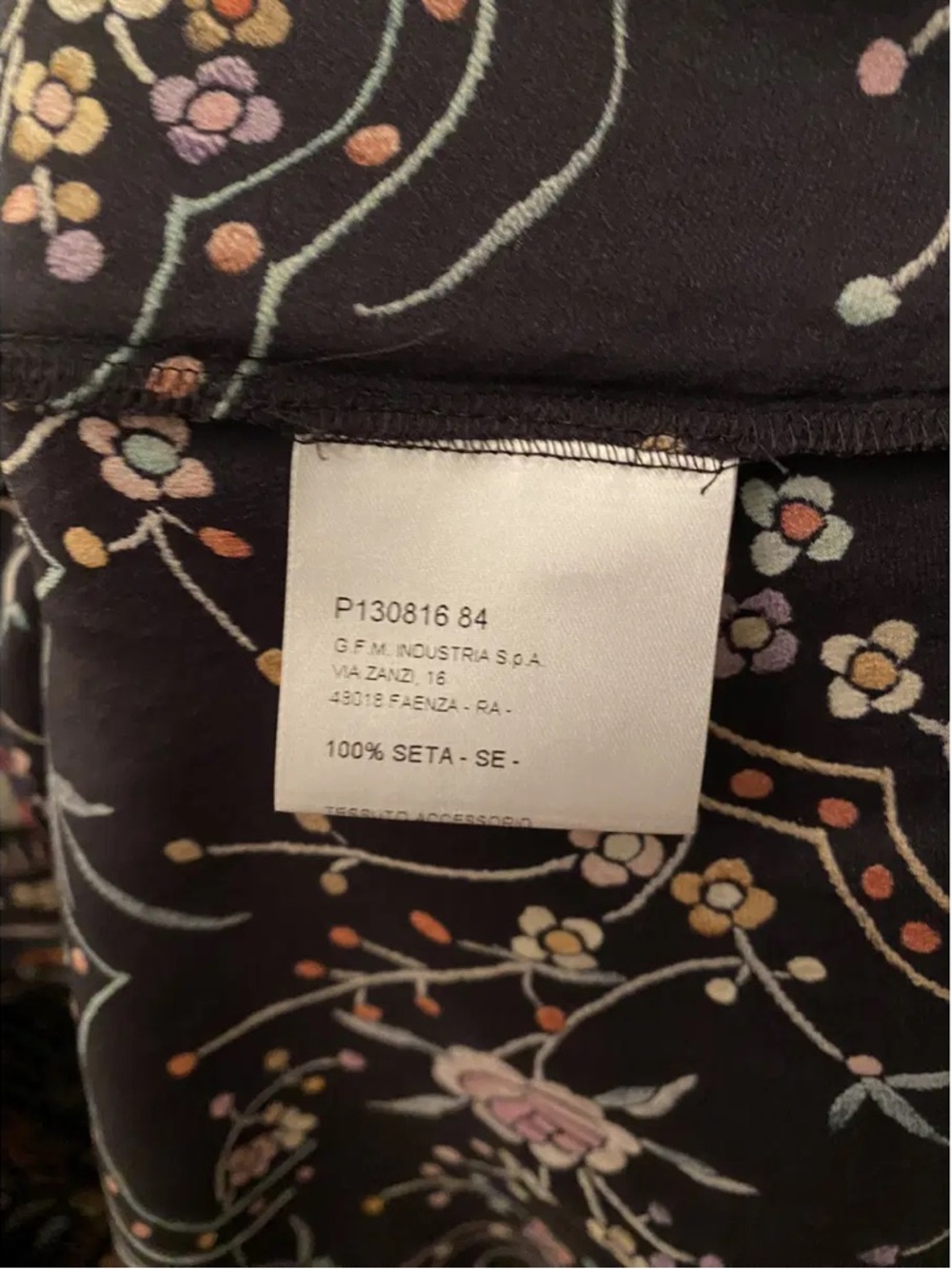 Hache Silk Patterned Dress - Picture 6 of 7